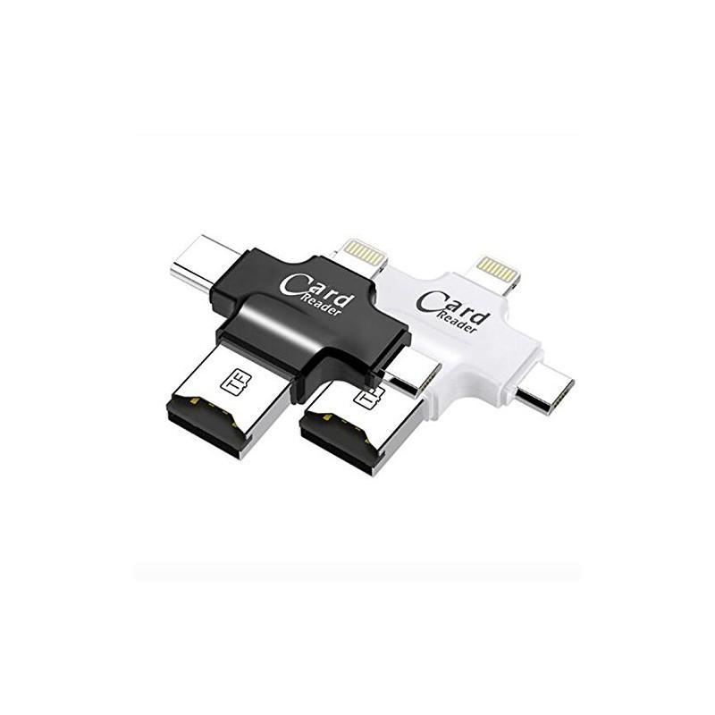 Card Reader 4 in One with USB 3.0 Stick